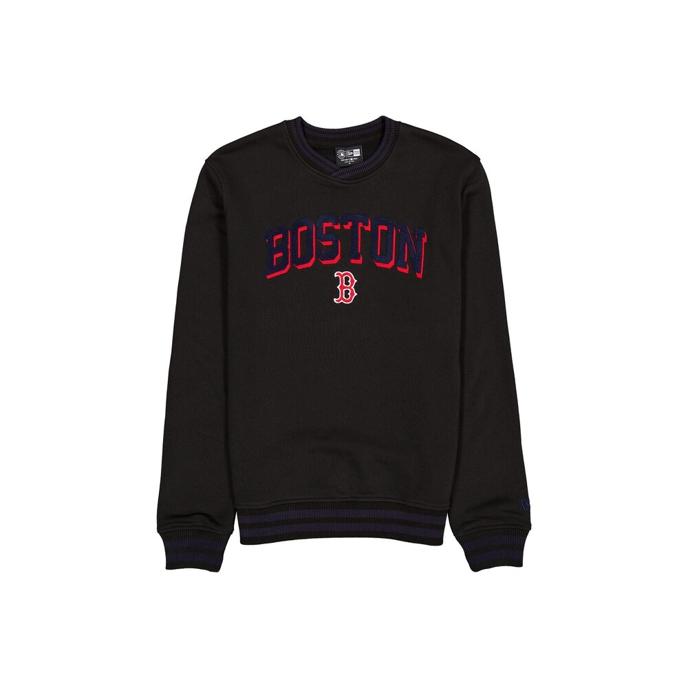 New Era Boston Red Sox Sport Night Black Crewneck - Size 3XL